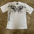 thumbnail image 3 of Camisetas casuales de manga corta de gran tamaño de algodón gótico clásico Harajuku para hombres y mujeres con estampado gótico Y2K, ropa urbana, camiseta de cuello redondo, 3 of 5