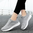 thumbnail image 2 of Chenyee Lace Up Mesh Sneakers for Women Lightweight Non Slip Casual Walking Running Sport Shoes, 2 of 8