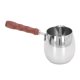 thumbnail image 1 of Calentador De Mantequilla, Diseño Portátil, Multifuncional, De Acero Inoxidable 304, Mini Olla Calentadora De Mantequilla Con De Madera, Adecuada Para El Hogar Al Aire Libre, 1 of 7