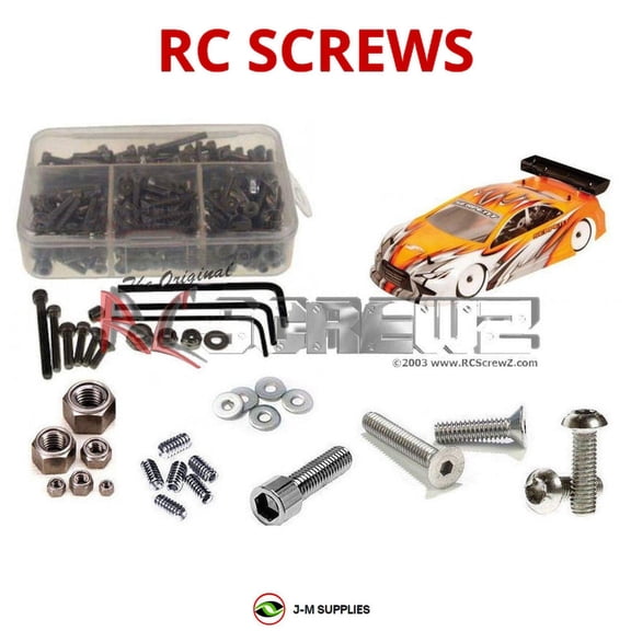 RCScrewZ Stainless Steel Screw Kit ser025 for Serpent 411 1/10th Onroad RC Car | SET