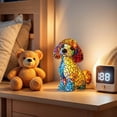 thumbnail image 6 of HBASD Poodle Lamp Stained Lamp, Dogs Tabletop Lights Dog Night Lights, 5.9" Resin Desktop Lamp for Home Office Living Room (Poodle), 6 of 7