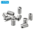 thumbnail image 3 of Unique Bargains Adaptateurs de Filetage Manchon Réducteur Écrou 10 Pcs M4x0.7 Mâle à M2x4 Femelle Réparation Insert Écrou 6mm, 3 of 7