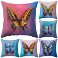 thumbnail image 3 of Koszal Papillon Multicolore Coussin Protecteur Housse de Coussin Literie Articles & nbsp;, 3 of 6