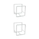 thumbnail image 3 of Organizador de platos Naiovety estante de cocina multifuncional apilable de Metal duradero Blanco 2Conjunto, 3 of 6