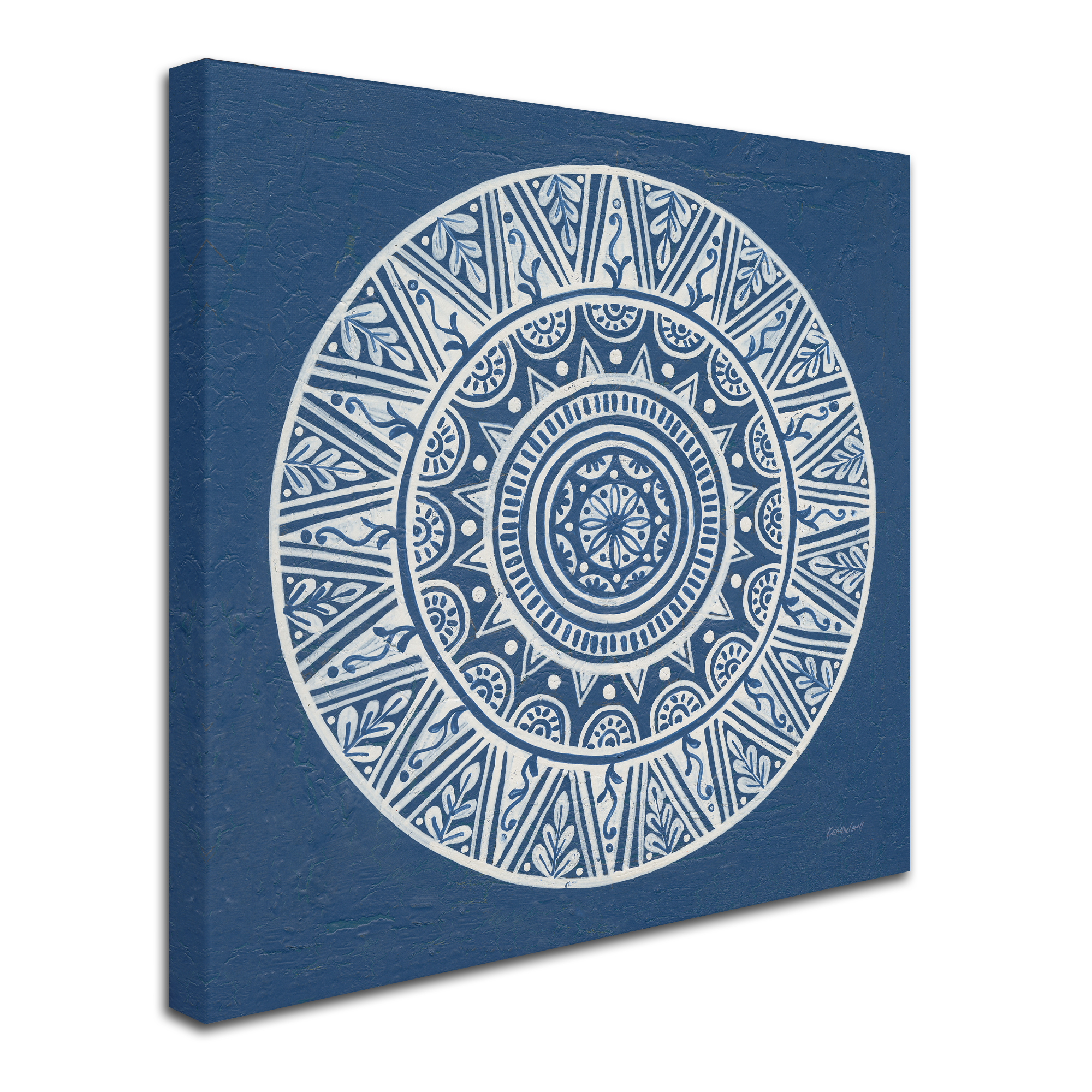 Trademark Fine Art 'Circle Designs III' Canvas Art by Kathrine Lovell