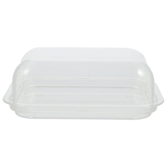 Butter Dish Container Lid Keeper Holder Plate Cheese Box Tray Dishes Storage Serving Covered Dessert Refrigerator