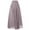 Grey, variant on EDFBUYKRS Female Skirts Long Flowy Skirts for Women with Slit Fashion Tie Solid Color Half Chiffon Dress