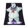 thumbnail image 2 of Ghostbusters Stay-Puft-Marshmallow Blanket Luxury Soft Fuzzy Flannel Fleece Throw Blanket Decor Gift For Bed Sofa Couch Car 60x50in, 2 of 7