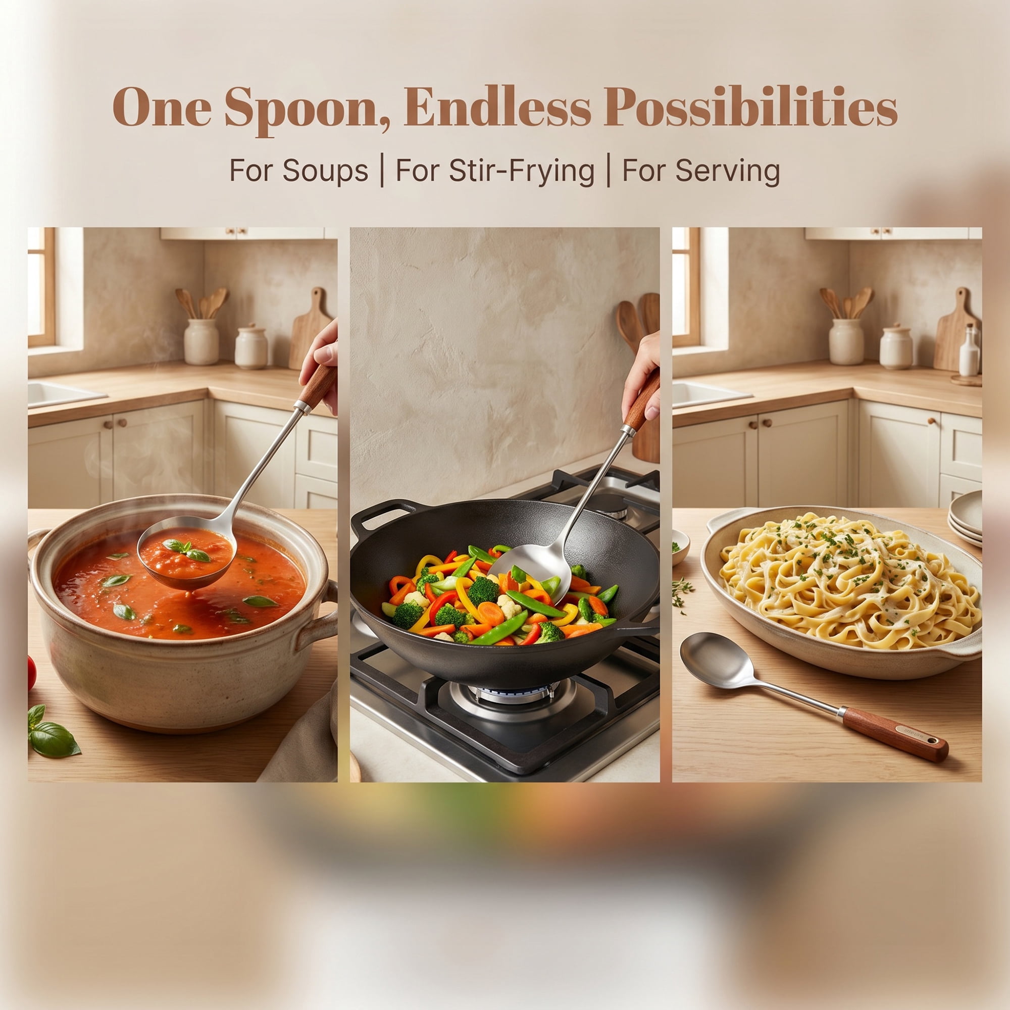 Unique Bargains Heat Resistant Stainless Steel Non Stick Cookware Shovel 15.8"x4.3"