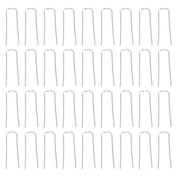 VANIDO 100Pcs Floral Pins Greening U-Shape Floral Flower Arrangement Supplies Plant Pins for Foam Straw Wreaths Fern DIY Sewing Projects