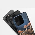 thumbnail image 4 of Mushrooms For All iPhone Series Protective Phone Case Fantasy Forest Theme Dark Blue Night Print, 4 of 7