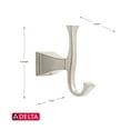 thumbnail image 2 of Delta Dryden Double Robe Hook, Stainless, 2 of 4