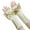 White, variant on 2pcs Bike Ride Glove Warm Fleece Lined Mittens Windproof Sports Warm Gloves Suitable for Outdoor Activity