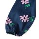 thumbnail image 5 of Vestido Beebay con cuello con volantes y estampado floral azul marino, 3 años, 5 of 5