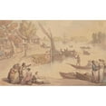 thumbnail image 2 of Thomas Rowlandson 18x13 Gold Ornate Wood Frame and Double Matted Museum Art Print Titled - Richmond (ca. 1780-1825), 2 of 4