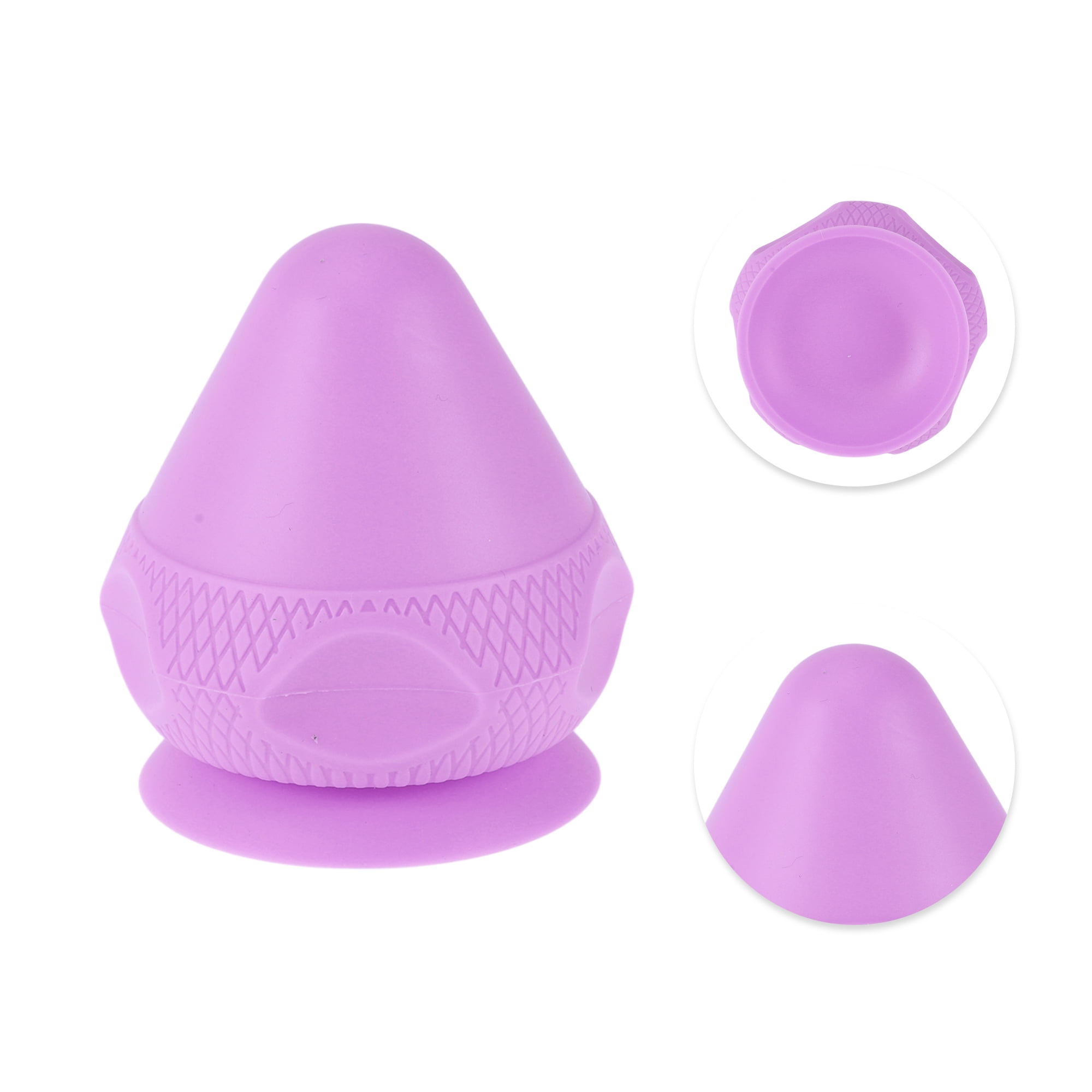 Unique Bargains Adsorption Massager 2.76"x2.76"x2.95" 1 Pc Purple
