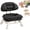 D, variant on Rolling Low Stool with Backrest Low Rolling Stool with Back Support Wheels Thickened Seat Cushion Soft Padding Ergonomic Backrest Chair for Home and Office Use(B)