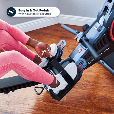 Echelon Bluetooth Rowing Machine, Foldable Design, 32 Levels, Total Body Cardio Workout