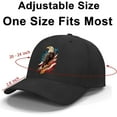 thumbnail image 4 of Baseball Cap,Unisex Dad Cap,Adult Athleisure Cap Adjustable, 4 of 9