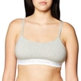 thumbnail image 2 of Calvin Klein Womens Ck One Cotton Unlined Bralette Medium Grey Heather, 2 of 5