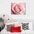 thumbnail image 4 of PIKWEEK Pink Bathroom Decor Pink Rose Close Up Canvas Wall Art Blush Pink Room Decor Aesthetic Light Pink Bedroom Decor Pink Artwork for Home Walls Floral Wall Pictures for Bathroom Wrapped, 4 of 4