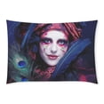 thumbnail image 1 of WOPOP Young Lady in Turkish Style Pillow Case Pillow Cover Two Sides Printing 20x30 inches, 1 of 2