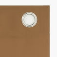 thumbnail image 3 of Sun Zero Nolan 1-Piece Energy Saving Blackout Grommet Curtain Panel, 54"X63", Sunbaked Brown, 3 of 8