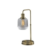 Adesso Home SL3712-21 Transitional Table Lamp from Barnett Collection in Brass - Antique Finish, 10.00 inches