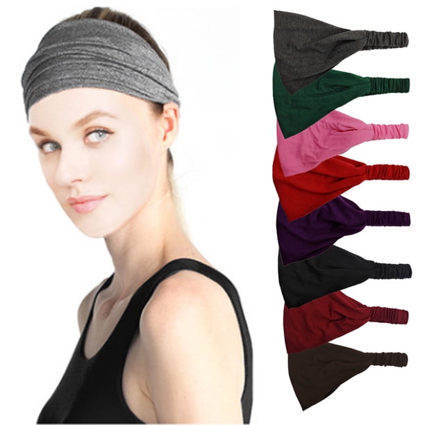 Xihbxyly Diadema de Color para Mujer, Tejido Elástico Suave, Diseño Elástico, Estampado Floral Moderno, Cómoda Diadema, Material Duradero, Lavable a Máquina, Apta para Todas Las Tallas, 25 X 14 Cm.