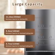 KitGody 4 in 1 Automatic Milk Warmer Stainless Steel, Foam Maker for Espresso, Coffee, Milk, Latte Cappuccino, Macchiato, Hot Chocolate