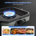 thumbnail image 4 of Estufa de camping FAHKNS con 2 quemadores, plegable, 16000 BTU, color verde, 4 of 7