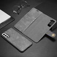thumbnail image 3 of Goldcherry for Samsung Galaxy S21 Phone Case,Wallet Casewith Card Holder,Magnetic PU Leather Shockproof Flip Cover Credit Card Holder Protective Case for Samsung Galaxy S21 6.2 Inch(Gray), 3 of 8