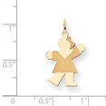 thumbnail image 2 of 14K Yellow Gold Kid Charm, 2 of 2