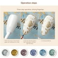 Yxeeychennail Polish Super Nailart Metal Painted Glue Mirror Flash Silver Glue Painting Pull