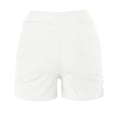 thumbnail image 4 of HAIJIE Women Swim Shorts Elastic High Waist Tailored Shorts Sweatshorts Womens Cargo Shorts for Sister Women Summer Pull on Short, 4 of 6