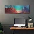 thumbnail image 5 of Luxe Metal Art 'Hidden Portal' by Jonathan Lam, Metal Wall Art, 48"x16", 5 of 7