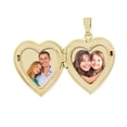 thumbnail image 4 of Picturesongold.Com 14K Yellow Gold Filled "Family Love" Heart Locket Necklace Pendants - 3/4 inch x 3/4 inch, 4 of 6