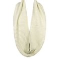thumbnail image 2 of ALLYDREW Unisex Soft Thick Knitted Winter Warm Infinity Scarf Ribbed Knit Infinity Loop Scarf - Beige Thick Infinity Scarf, 2 of 3
