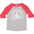 thumbnail image 3 of Inktastic Just a Girl Who Loves Gymnastics Girls Toddler T-Shirt, 3 of 5