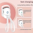 thumbnail image 2 of 2025 Eyelash Curler Portable Electric Heated Comb Eye Lash Perm Long Lasting Eyelashes Curls Thermal Eyelash Curler Makeup Tools, 2 of 4