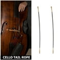 thumbnail image 3 of OULII 2Pcs Steel Cello Tail Cord Replacement Easy to Install Durable Black Tail Rope for Cello, 3 of 8
