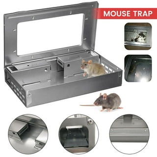 Humane Non-Lethal Mouse Trap in Beech Wood and Metal Catch and