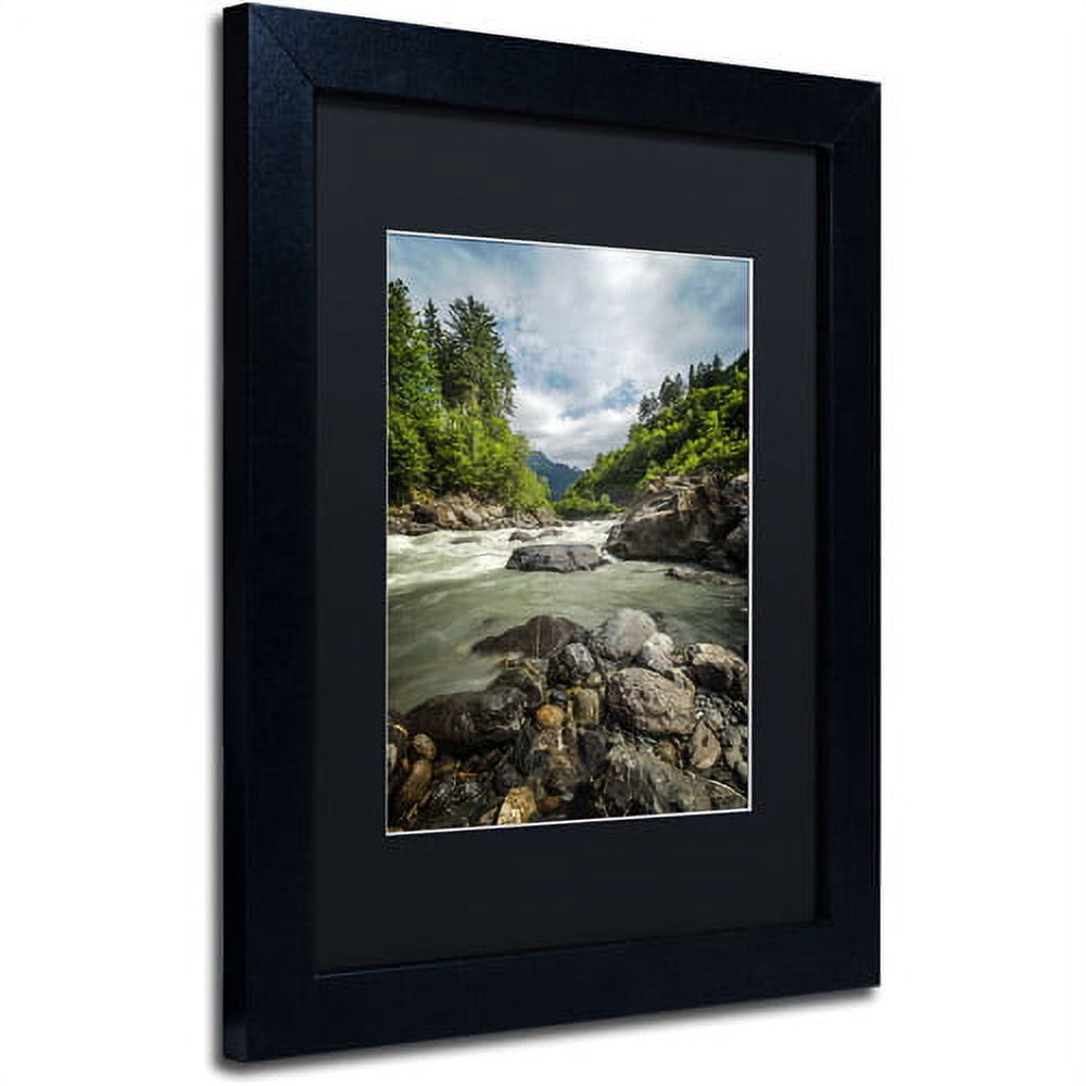 Trademark Fine Art "Waterland" Canvas Art by Philippe Sainte-Laudy, Black Matte, Black Frame