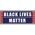 thumbnail image 1 of Black Lives Matter BLM Campaign Sign Vinyl Sticker Car Window Bumper Decals for Trucks Vans Laptop Wall Window - Removable Waterproof/Round Peel and Stick Graphic Designs Decoration Size (12x30 inch), 1 of 1