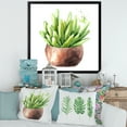 thumbnail image 3 of Designart 'Succulent Flower In Terracotta Clypot I' Traditional Framed Art Print, 3 of 4