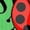 Apple Green, variant on Ladybug Hugs with Cute Ladybug and Flowers Boys or Girls Toddler T-Shirt