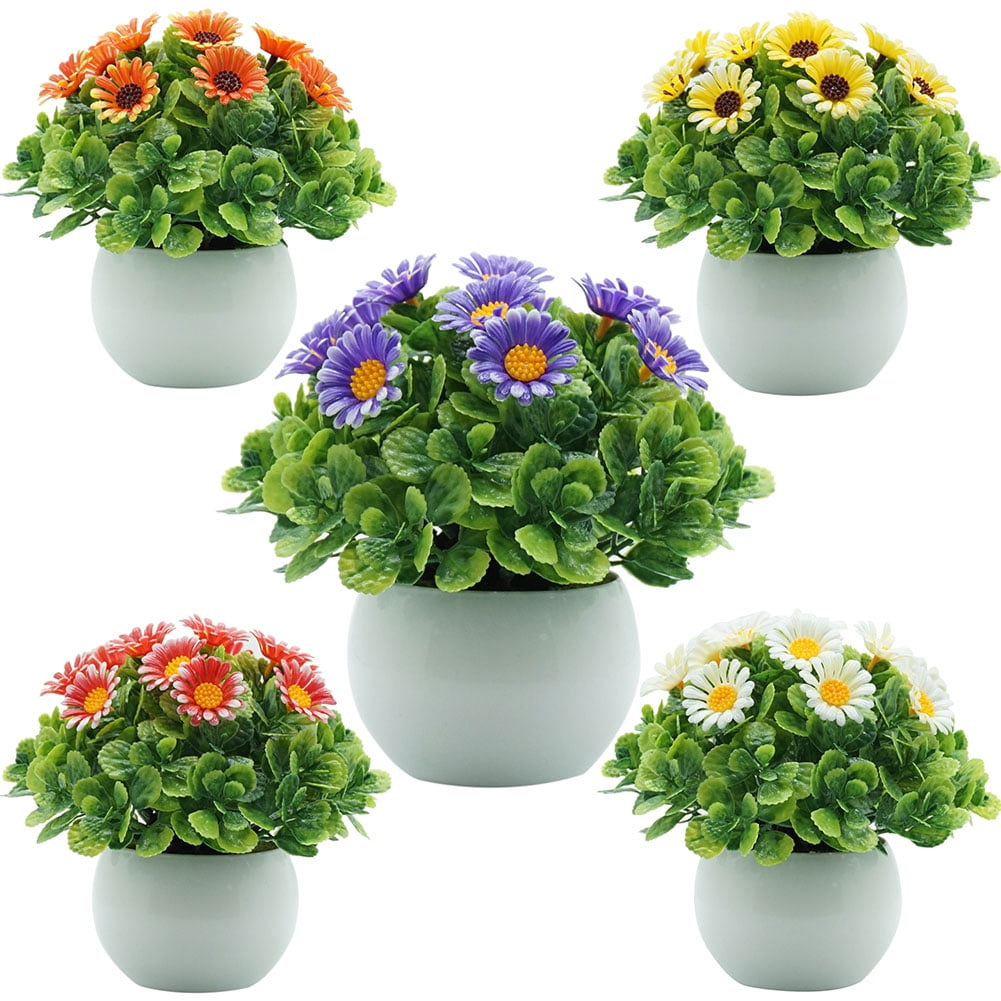 Artificial Potted Plants Fake Flower Home Room Balcony Garden Decoration 