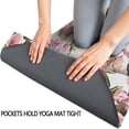 thumbnail image 3 of Pioneer Flower Floral Print Pattern Hot Yoga Mat Towel Non Slip for Hot Yoga - Quick-Drying Yoga Mat Cover with 4 Corner Pockets with Travel Bag - Hot Yoga Towel Non Slip 70"x26", 3 of 6