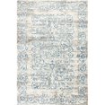thumbnail image 1 of HomeRoots 353776 3 ft. 3 in. x 4 ft. 7 in. Polypropylene Ivory & Blue Area Rug, 1 of 1