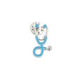 thumbnail image 1 of Broche De Estetoscopio Médico Serie De Cuidado Joyería Insignia De Metal Ropa Mochila, 1 of 4